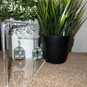 Polymer clay earrings